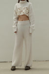 SWAYING/KNIT Seamless Mohair Pants-Double Layer SW211XZ04